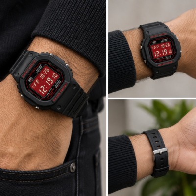 Men’s Digital Sports Watch – Water-Resistant Casual Wristwatch